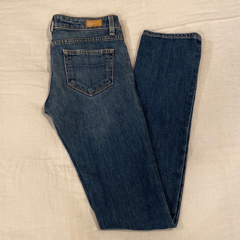 Paige Jeans Blue Heights Straight Leg Size 26